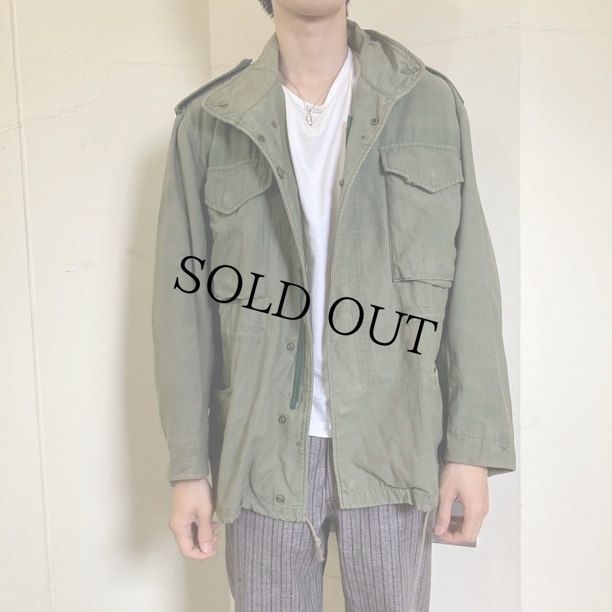 画像2: 70's U.S.MILITARY M-65 フィールドジャケット 3rd MEDIUM-SHORT (2)