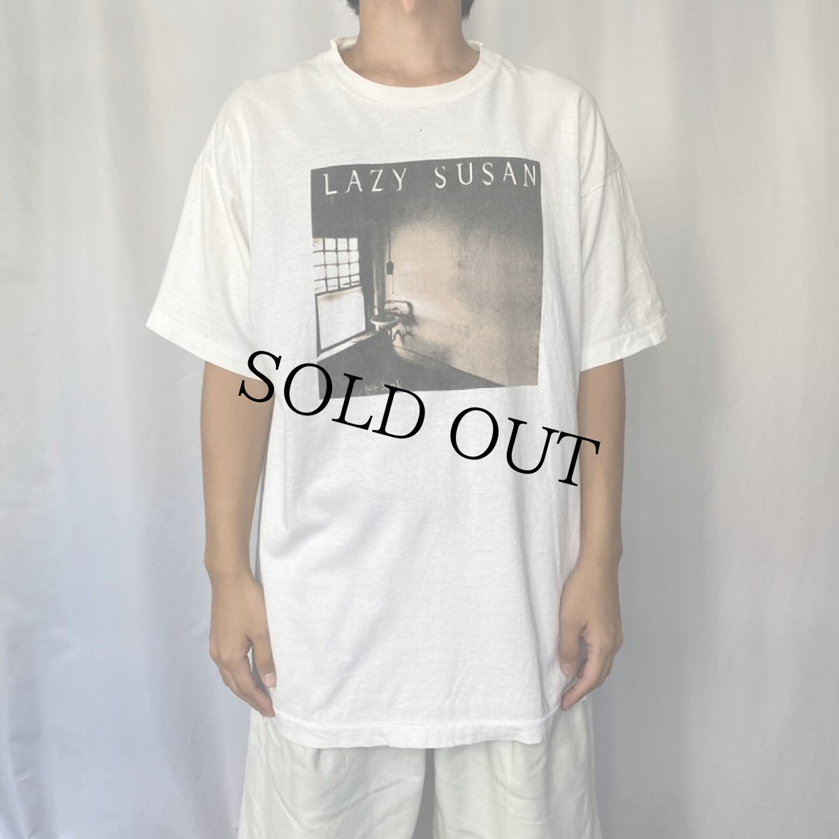 画像2: 90's LAZY SUSAN USA製 "Sink" 音楽グループTシャツ XL (2)