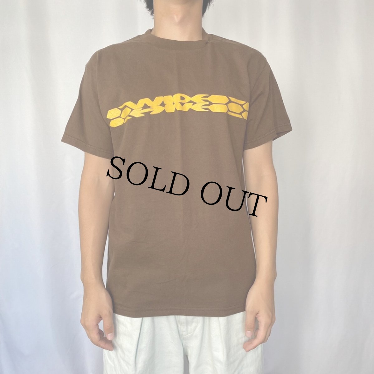 画像2: Wide Hive Records レコードレーベルTシャツ M (2)