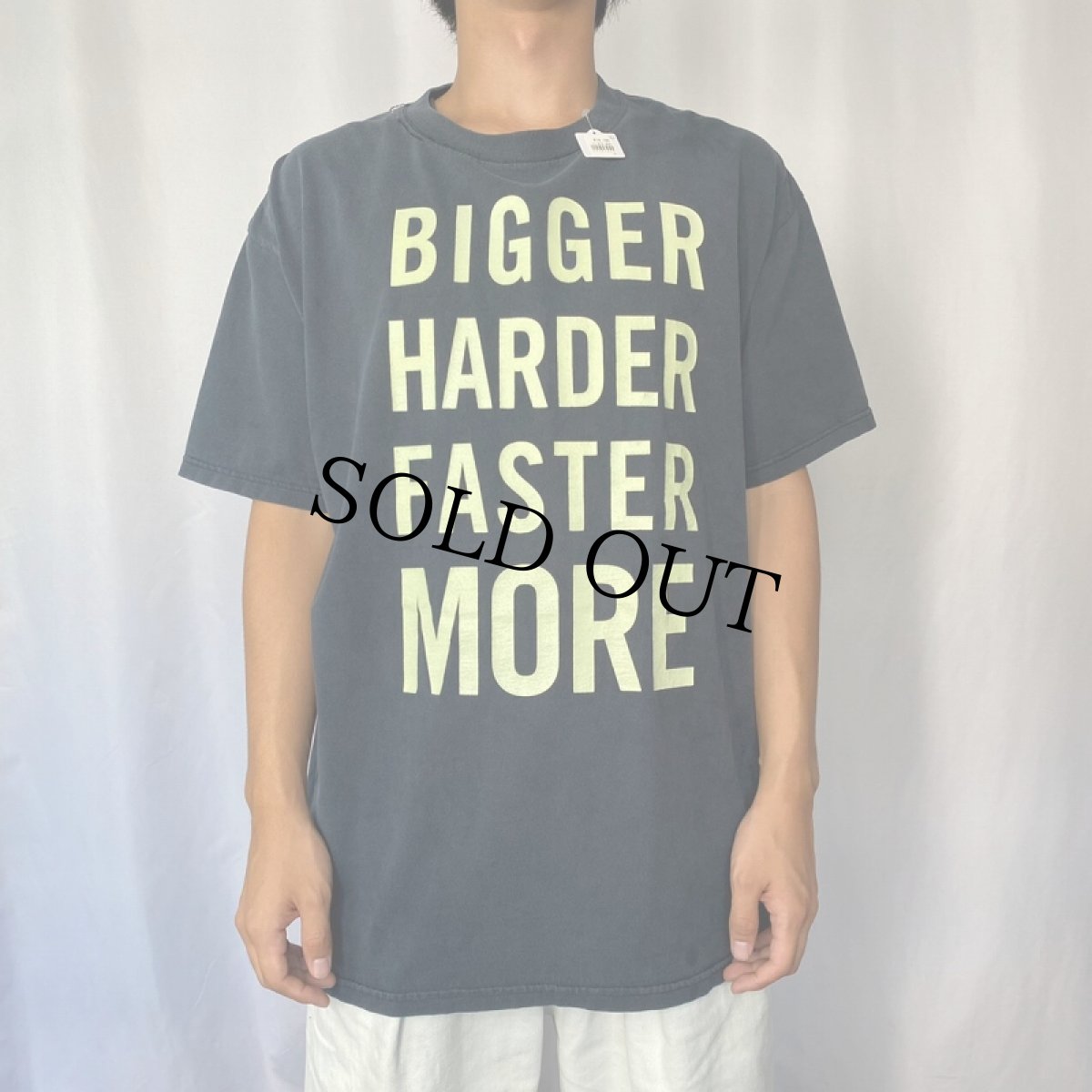画像3: The The USA製 "BIGGER HARDER FASTER MORE" ロックバンドTシャツ XL (3)