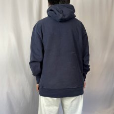 画像3: Champion ORIGINAL REVERSE WEAVE "VARLETON" スウェットフーディー NAVY L (3)