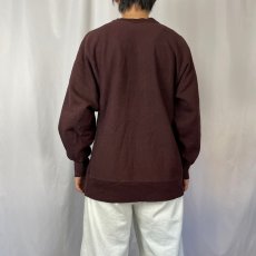 画像3: 90's REVERSE WEAVE "BROWN" プリントスウェット BROWN (3)