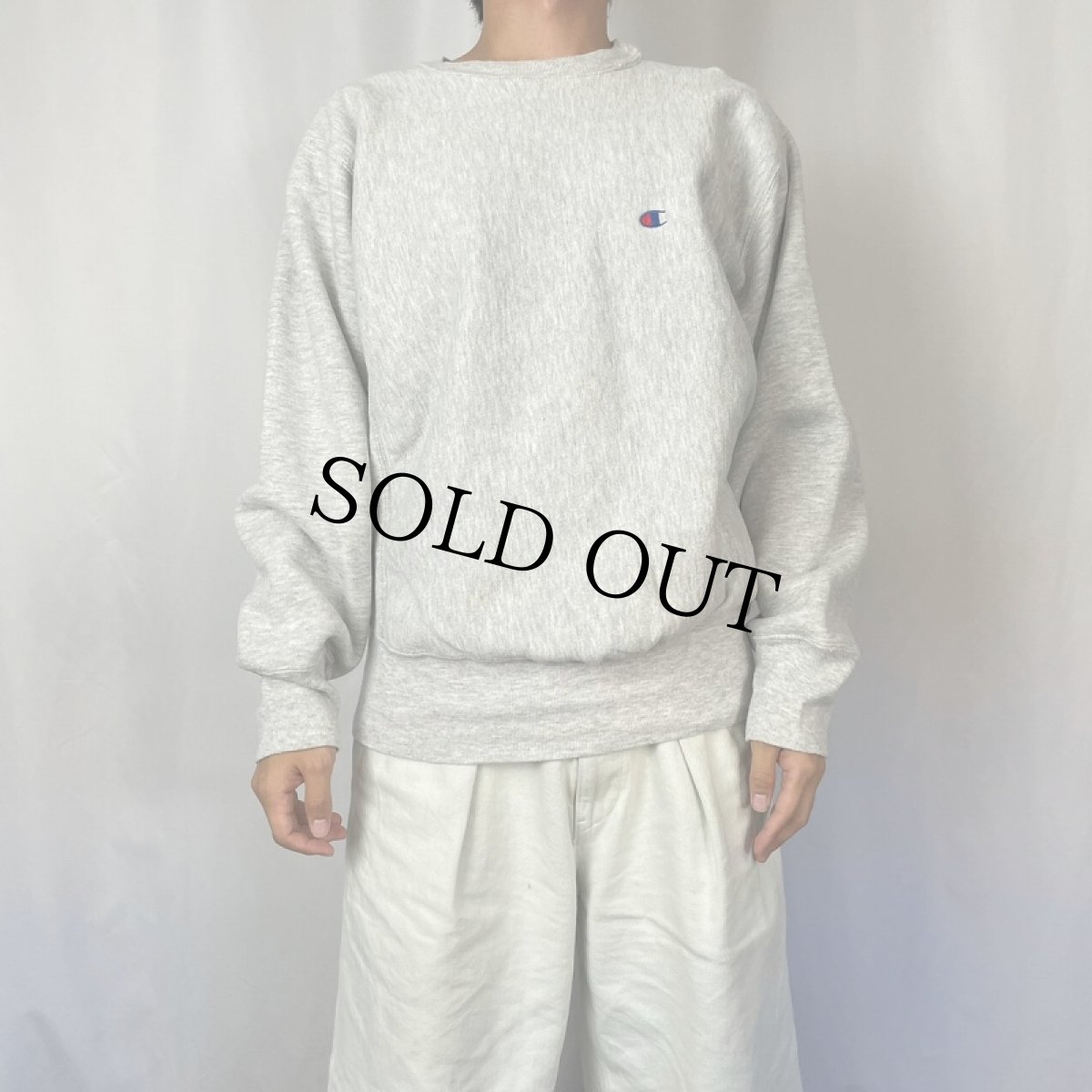 画像2: 80's Champion REVERSE WEAVE USA製 トリコタグ 目付き L (2)