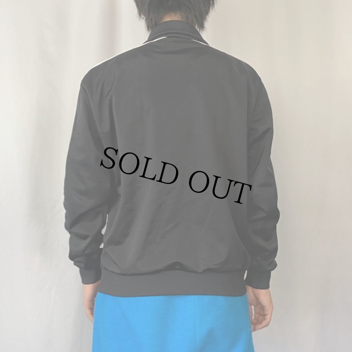 画像3: 80〜90's PUMA ロゴ刺繍 サイドライン トラックジャケット BLACK L (3)