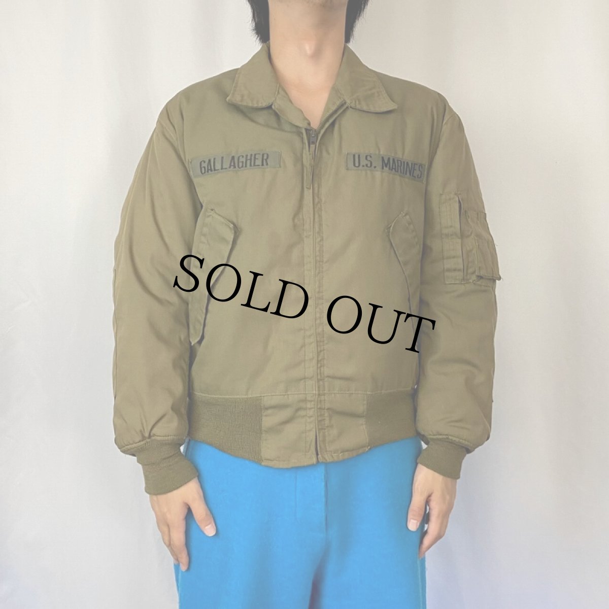 画像2: 80's U.S.ARMY CVC タンカースジャケット ノーメックス パッチ付き MEDIUM-REGULAR (2)