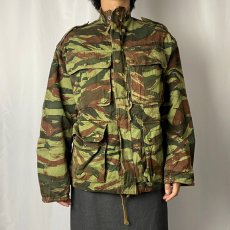 画像2: 60's FRENCH ARMY リザードカモ TAP47/56 HBT パラトルーパージャケット SIZE46 (2)