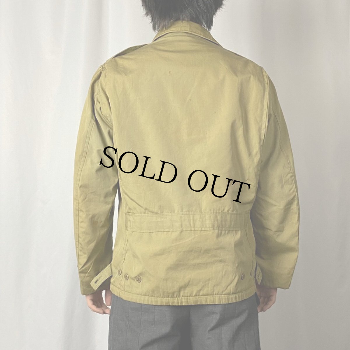 画像3: 40's U.S.ARMY M-41 パッチ付き コの字エンド フィールドジャケット 36L (3)