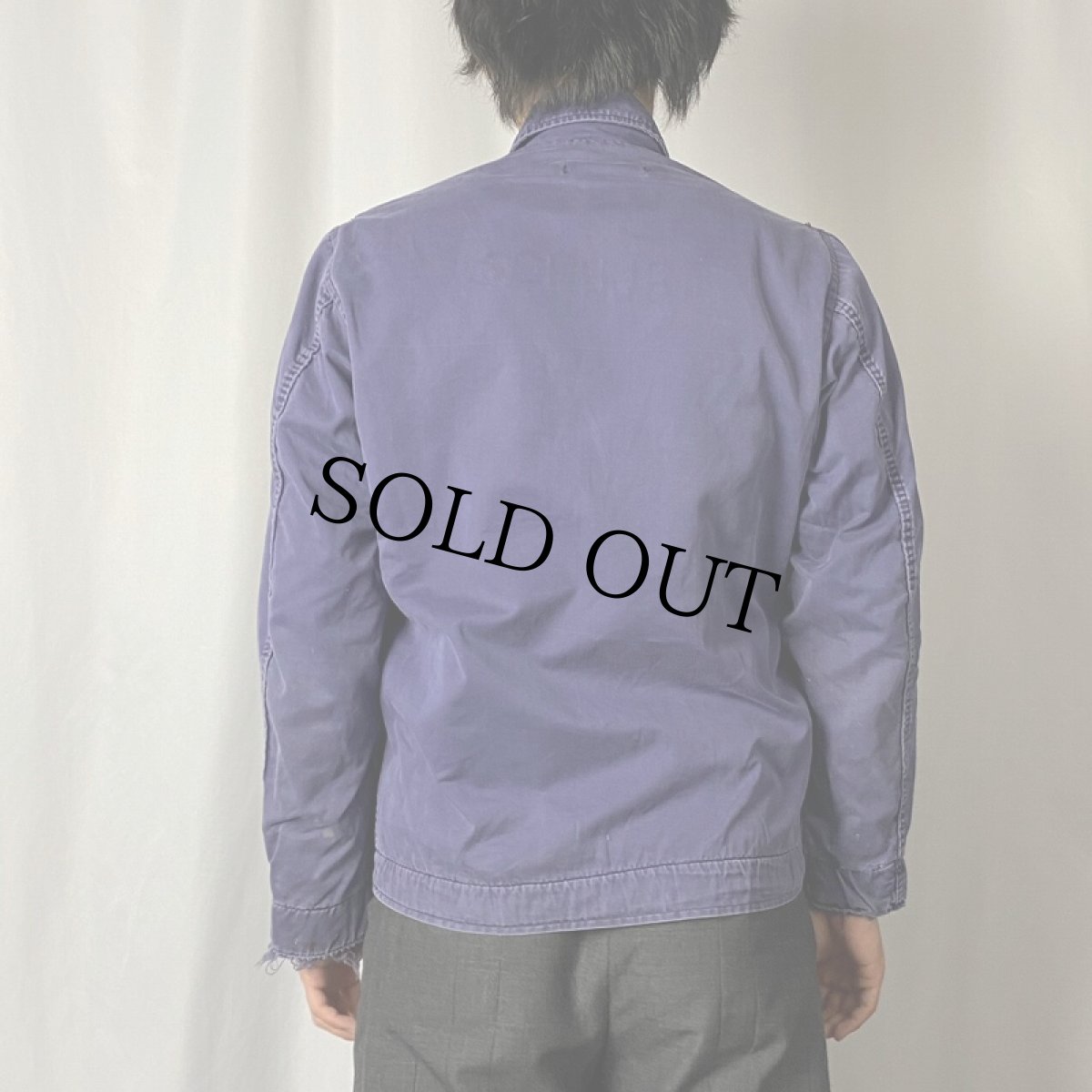 画像3: 60's US.NAVY ステンシル付き ユーティリティジャケット 初期 (3)