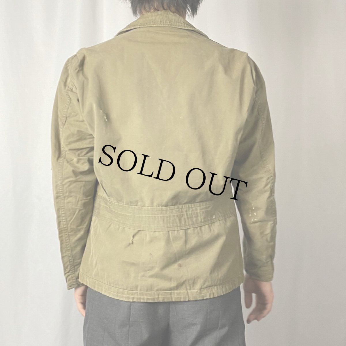 画像3: 【SALE】 40's U.S.NAVY N-4 デッキジャケット (3)