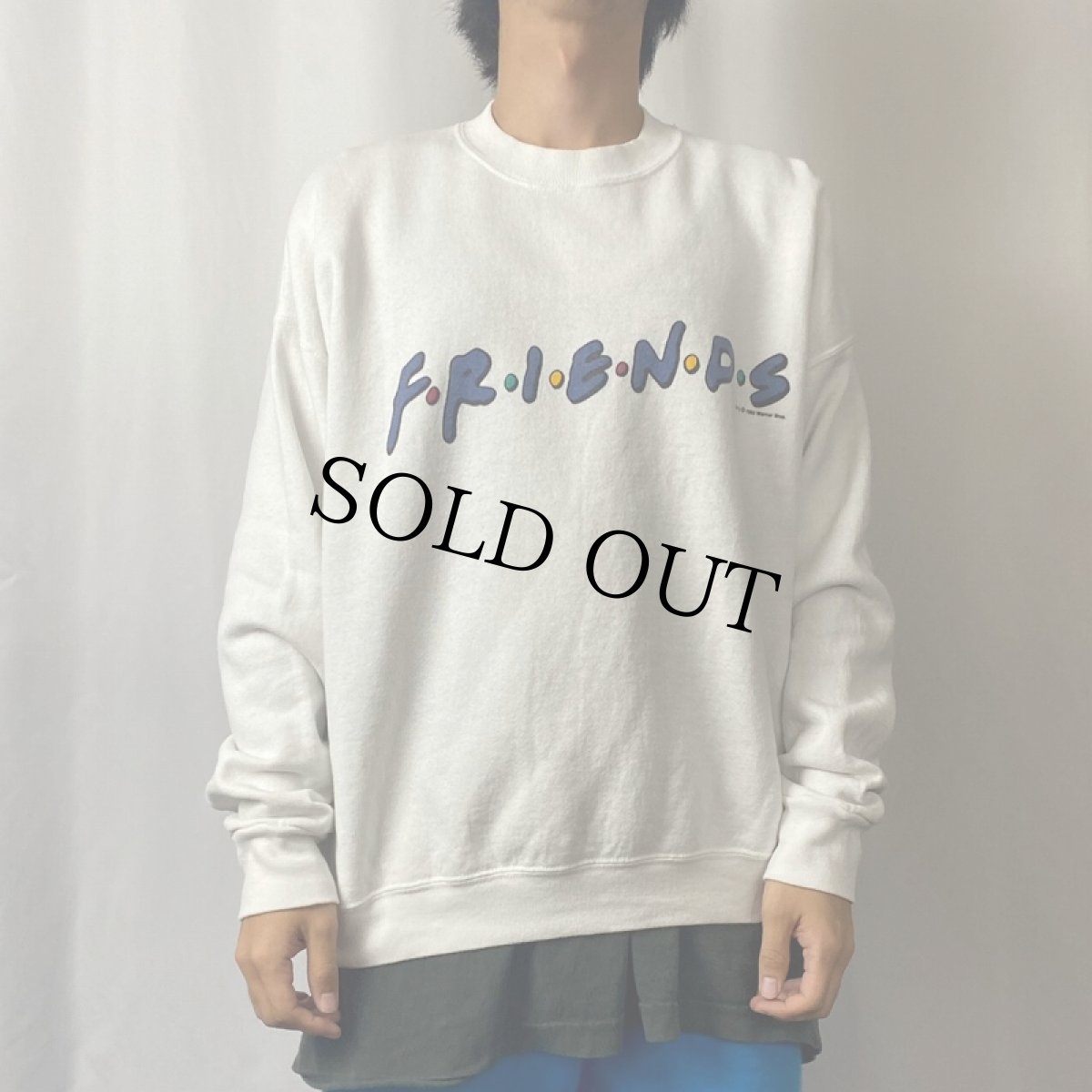画像2: 90's F・R・I・E・N・D・S テレビドラマプリントスウェット XL (2)