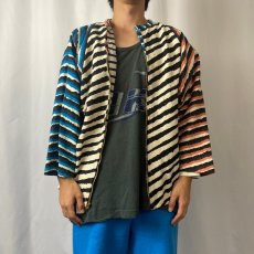 画像2: 【SALE】  総柄 デザインジップジャケット (2)