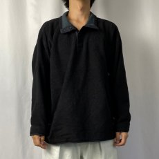 画像2: 90's Patagonia USA製 ポケット付き スナップT BLACK L (2)