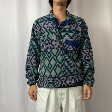 画像2: 2014AW Patagonia ネイティブ柄 スナップT M (2)