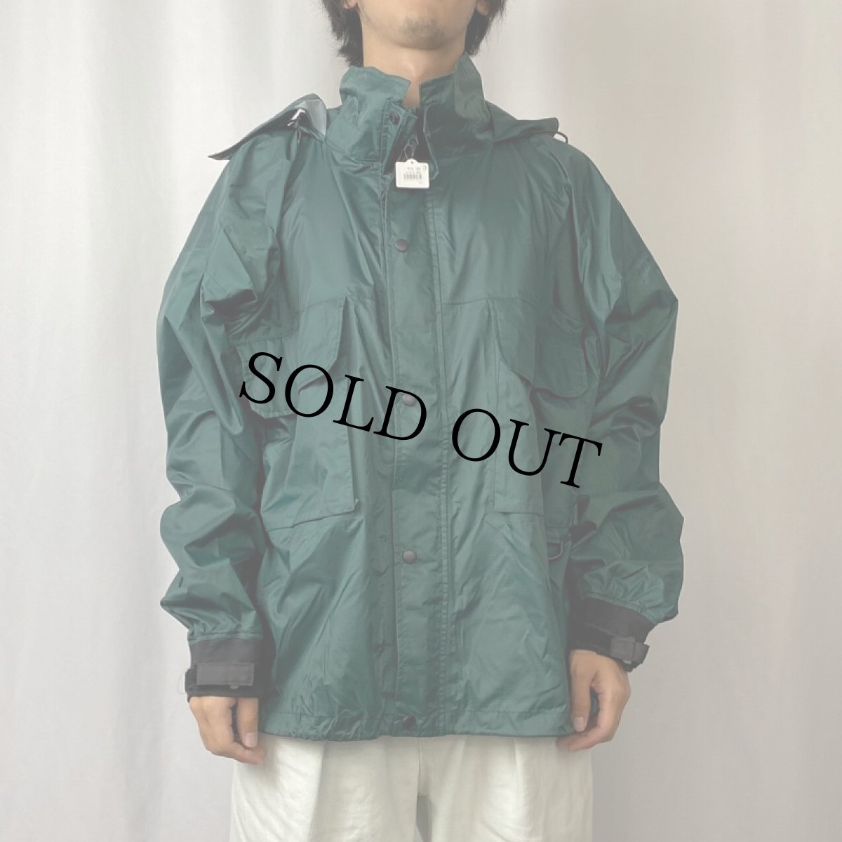 画像2: ORVIS ナイロンフィッシングジャケット GREEN XL (2)