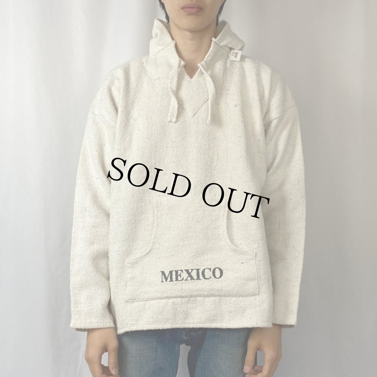 画像3: COSTA MAYA MEXICO "ELEVATE YOU'R MIND TO A HIGER LEVEL" ガンジャプリント メキシカンパーカー (3)