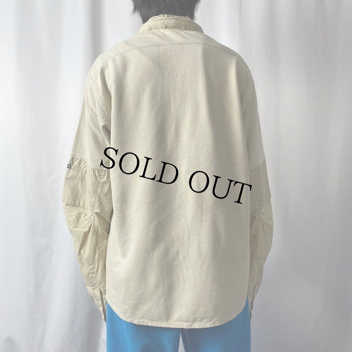 画像3: LE JEAN DE MARITHE＋FRANCOIS GIRBAUD フード付き デザインシャツ SIZE38 (3)