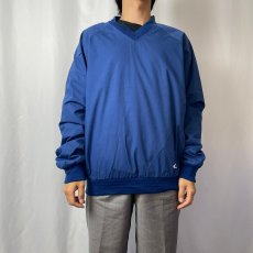 画像2: OAKLEY ロゴ刺繍 Vネック プルオーバー M (2)