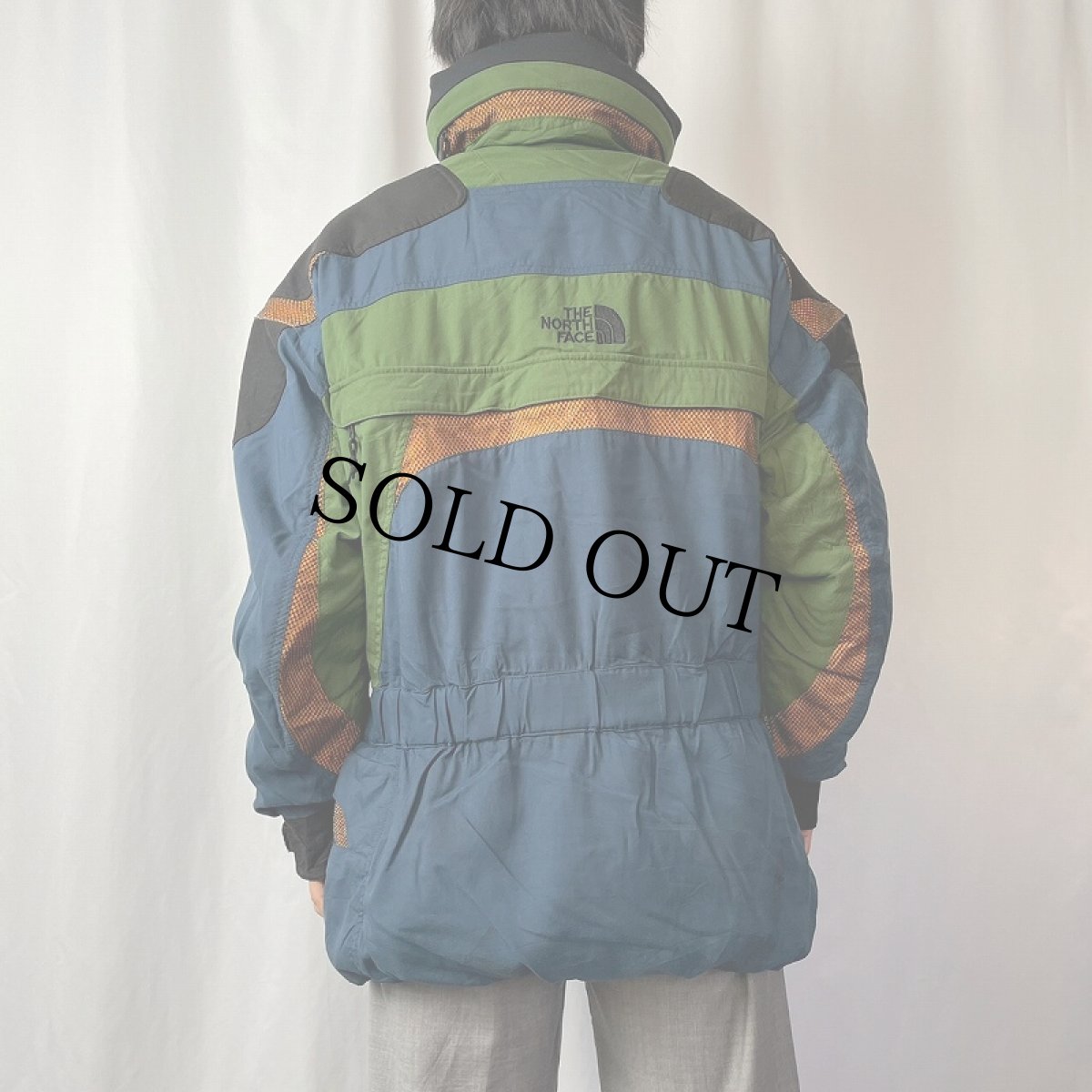 画像4: 90's THE NORTH FACE "GORE-TEX" マルチカラー ナイロンスキージャケット L (4)