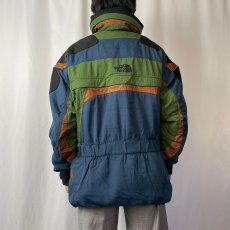 画像4: 90's THE NORTH FACE "GORE-TEX" マルチカラー ナイロンスキージャケット L (4)