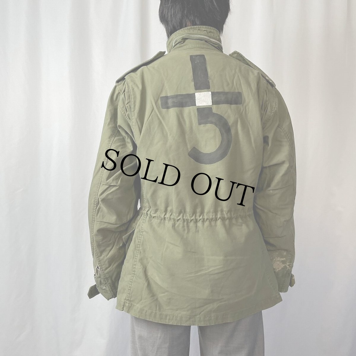 画像3: 60's U.S.MILITARY M-65 "Blue Öyster Cult" ロックバンドロゴ ハンドペイント  フィールドジャケット 2nd (3)