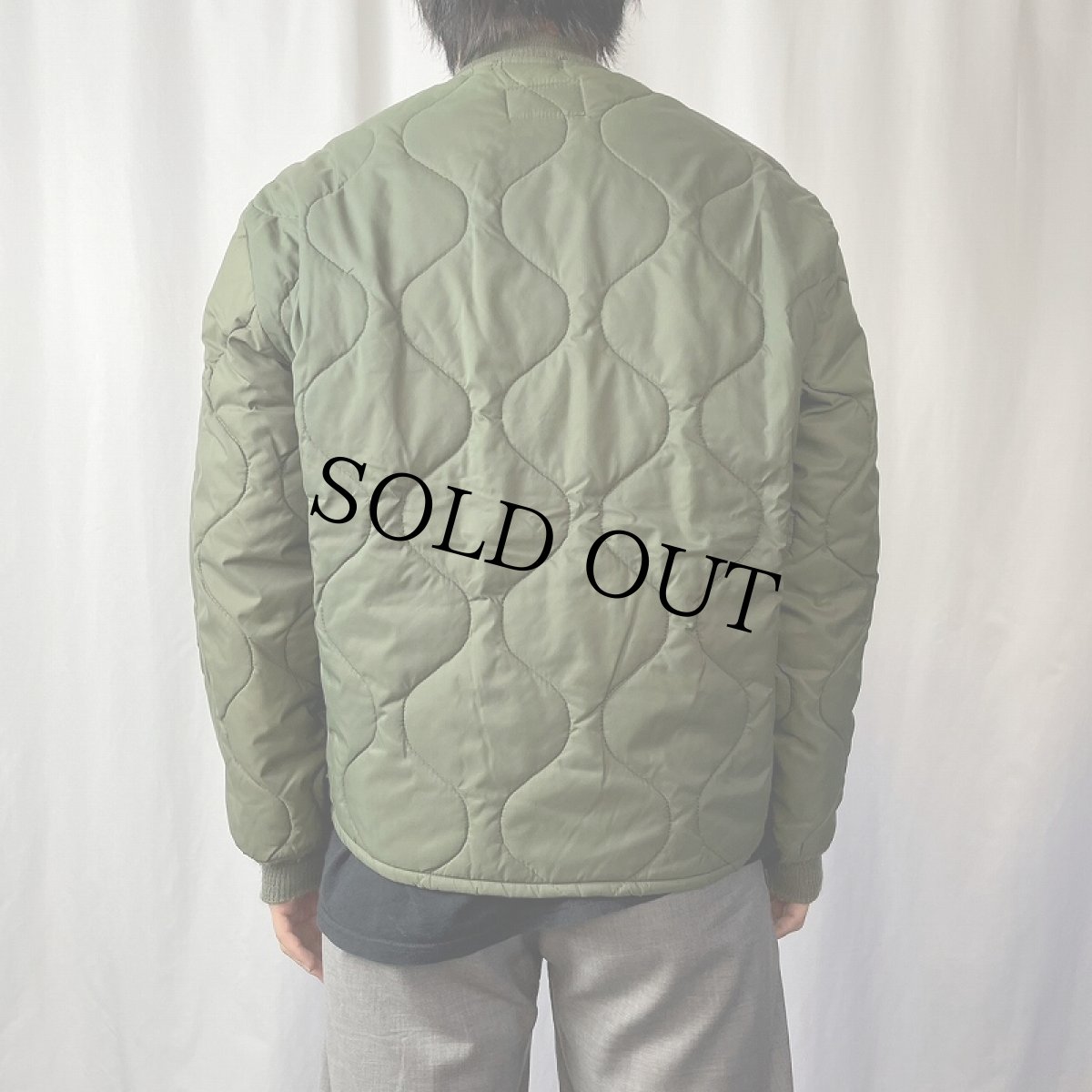 画像3: 80's U.S.AIR FORCE CWU-9/P キルティングライナージャケット MEDIUM (3)