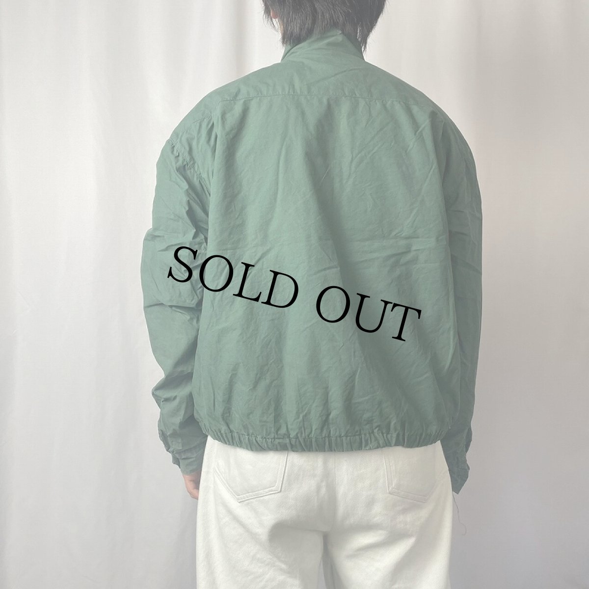 画像3: 80's POLO Ralph Lauren "UNI CREST PATCH" コットンスイングトップ L (3)