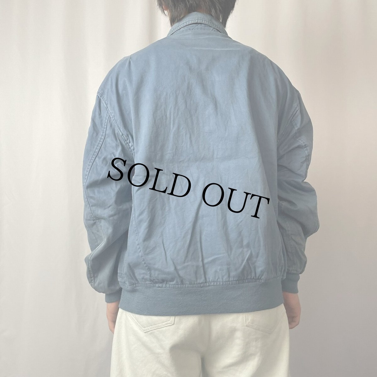 画像3: 70〜80's IZOD LACOSTE 斜めポケット コットンスイングトップ L (3)