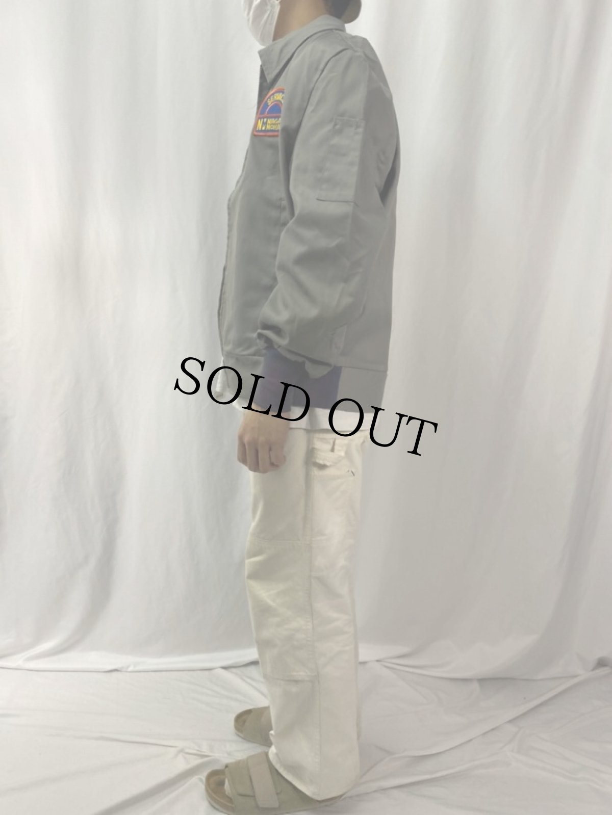 画像3: 60〜70's Patent-Gac "SERVICE NIGARA MOHAWK" ワークジャケット SIZE44 (3)