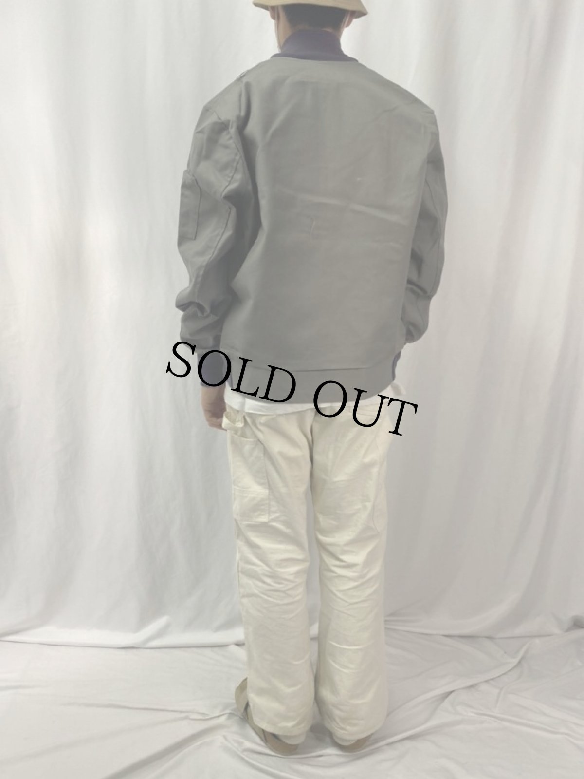 画像4: 60〜70's Patent-Gac "SERVICE NIGARA MOHAWK" ジップジャケット SIZE44 (4)