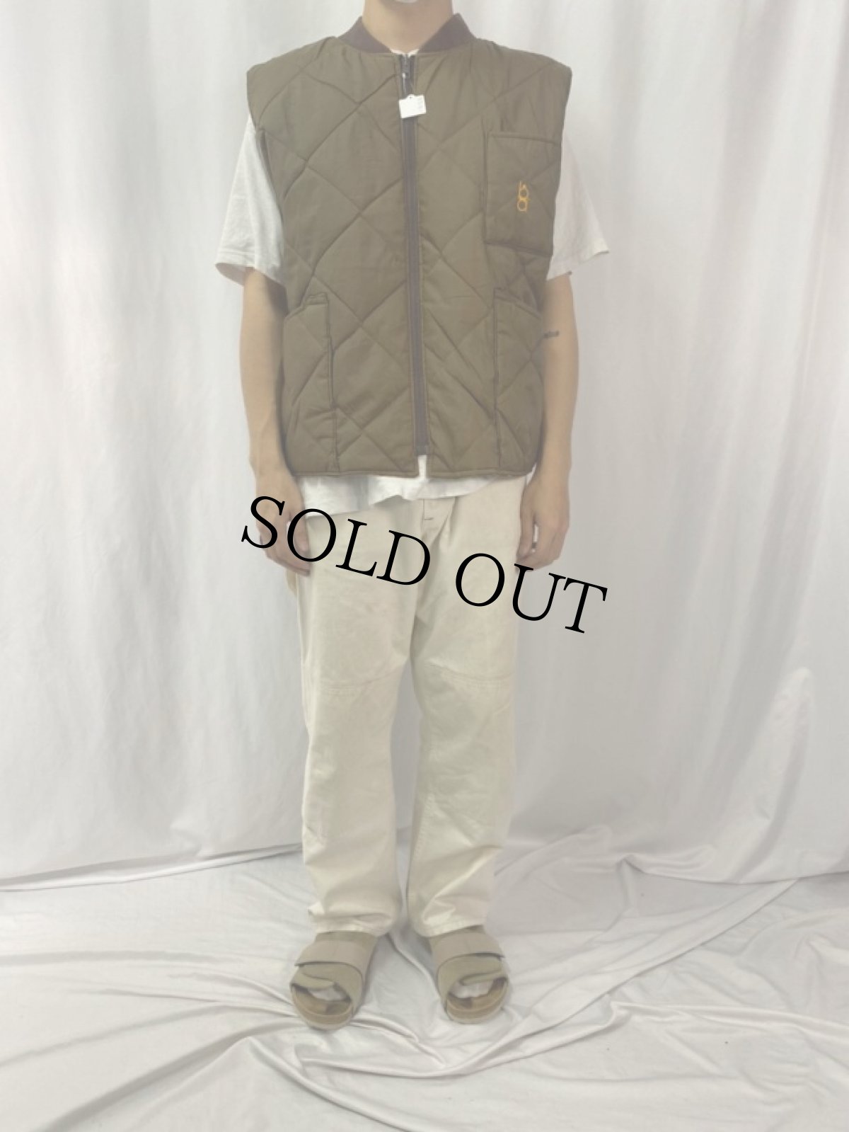 画像3: 70's bob allen ダックハンターカモ柄 リバーシブル ダウンベスト XL (3)