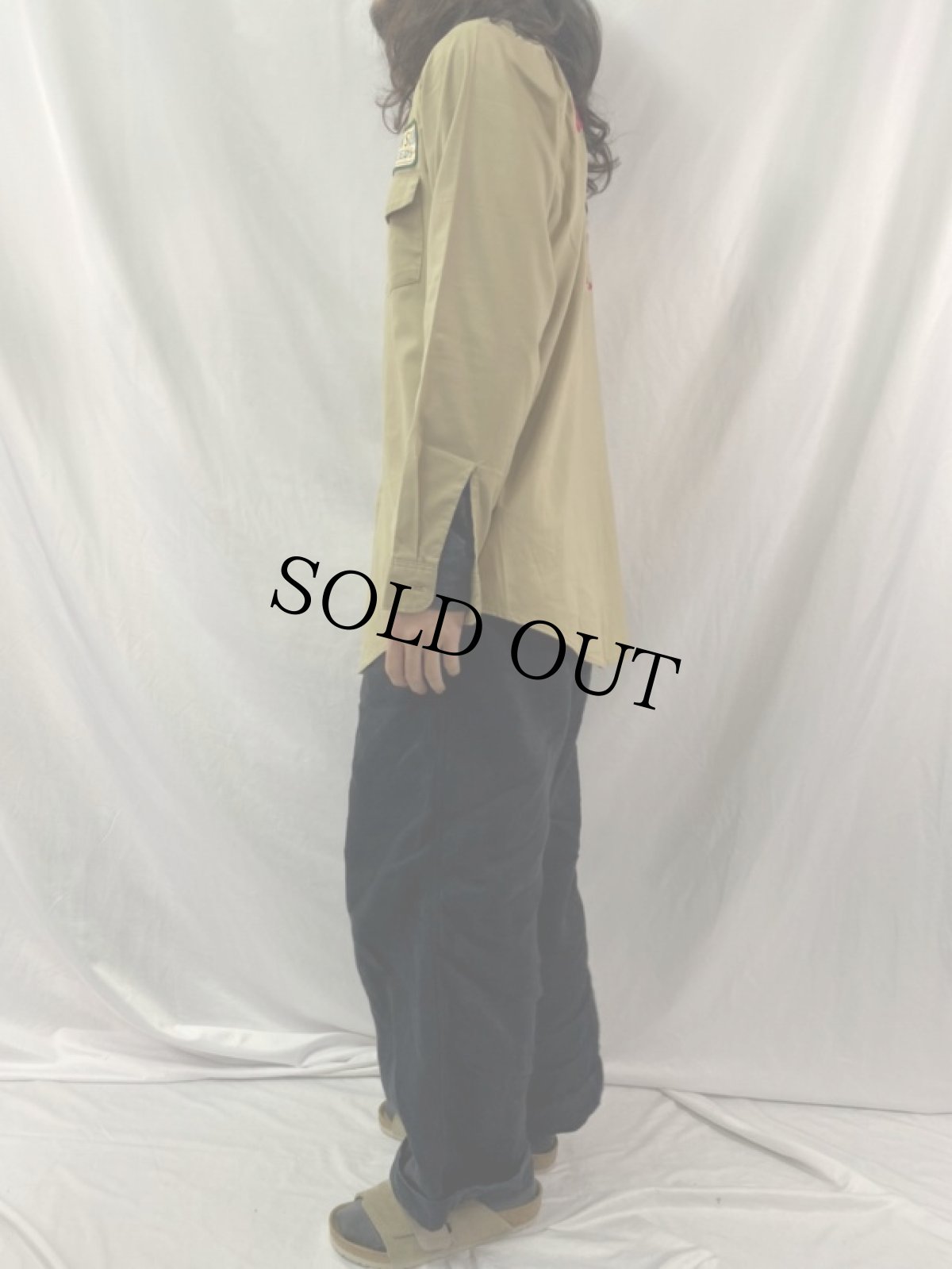 画像3: 70's Lee CHETOPA ワッペン付き ワークシャツ (3)