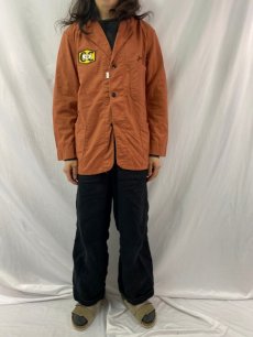 画像2: 50〜60's INDUSTRIAL Uniform co. ワッペン付き コットンカバーオール 42 (2)