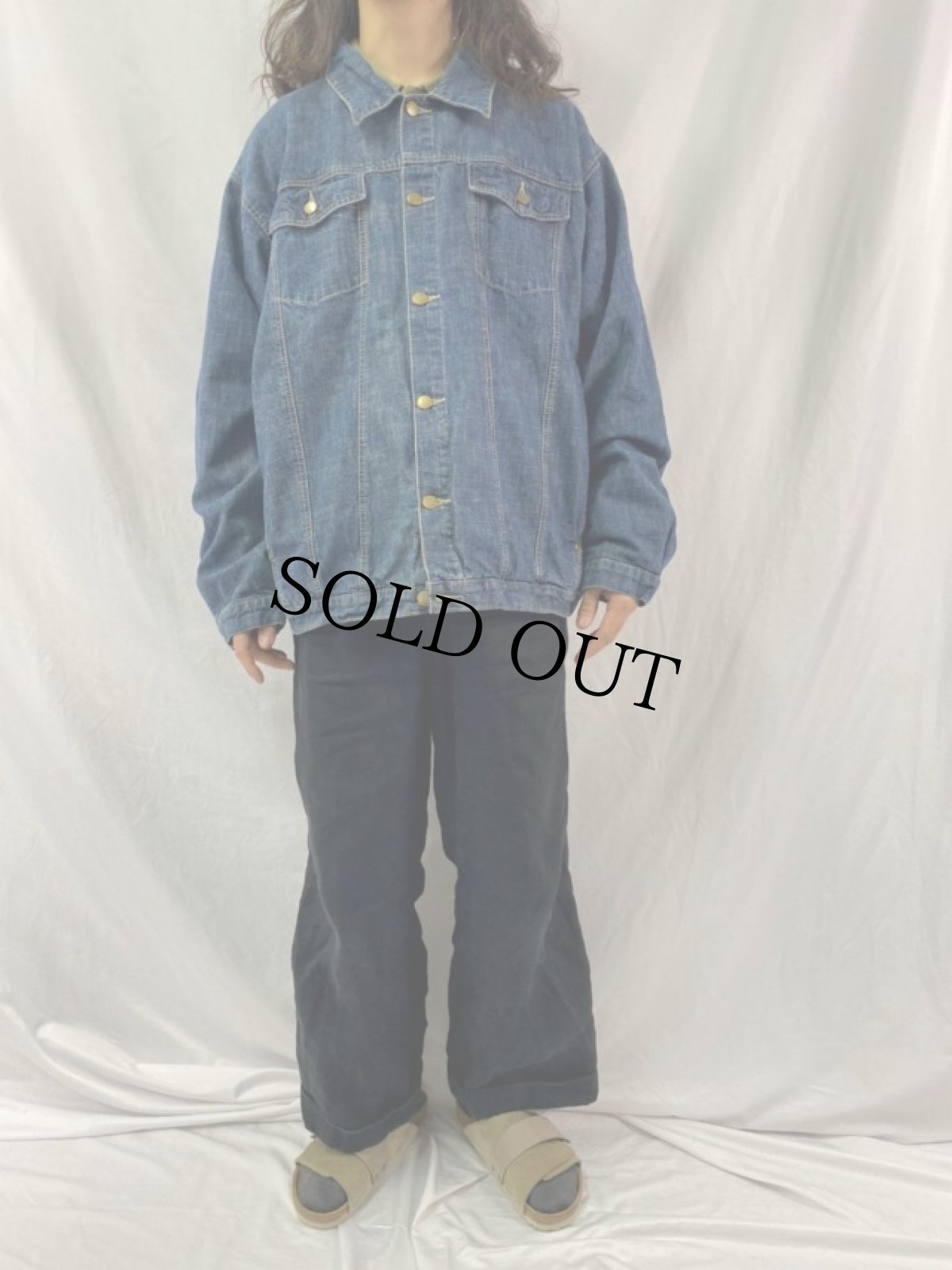 画像2: 90's KINGSIZE デニムジャケット 2XL (2)