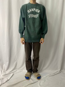 画像2: 90's Champion REVERSE WEAVE USA製 "HAMPDEN SYDNEY" スウェット XL (2)