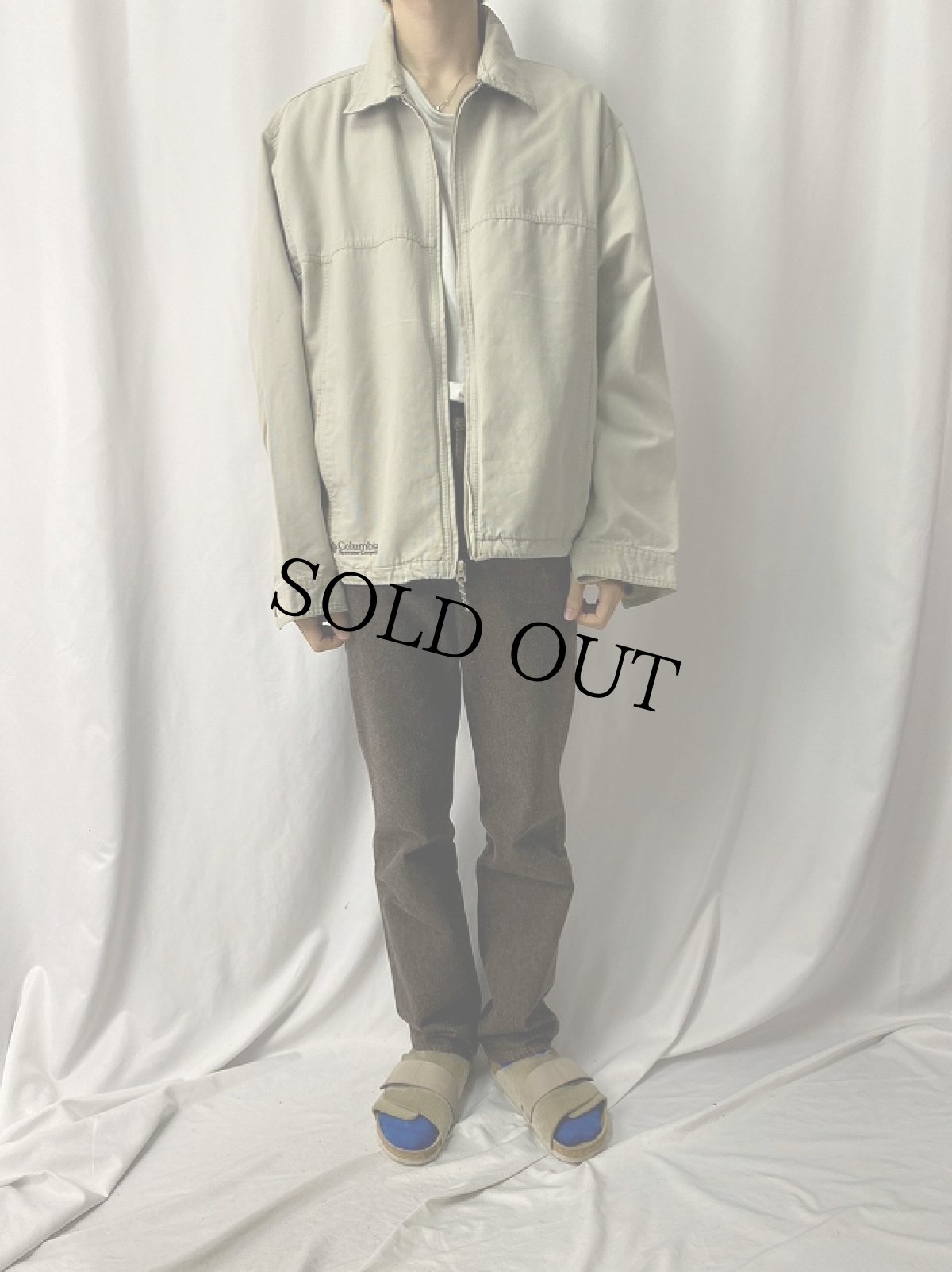 画像2: 2000's Columbia コットンダックジャケット L (2)