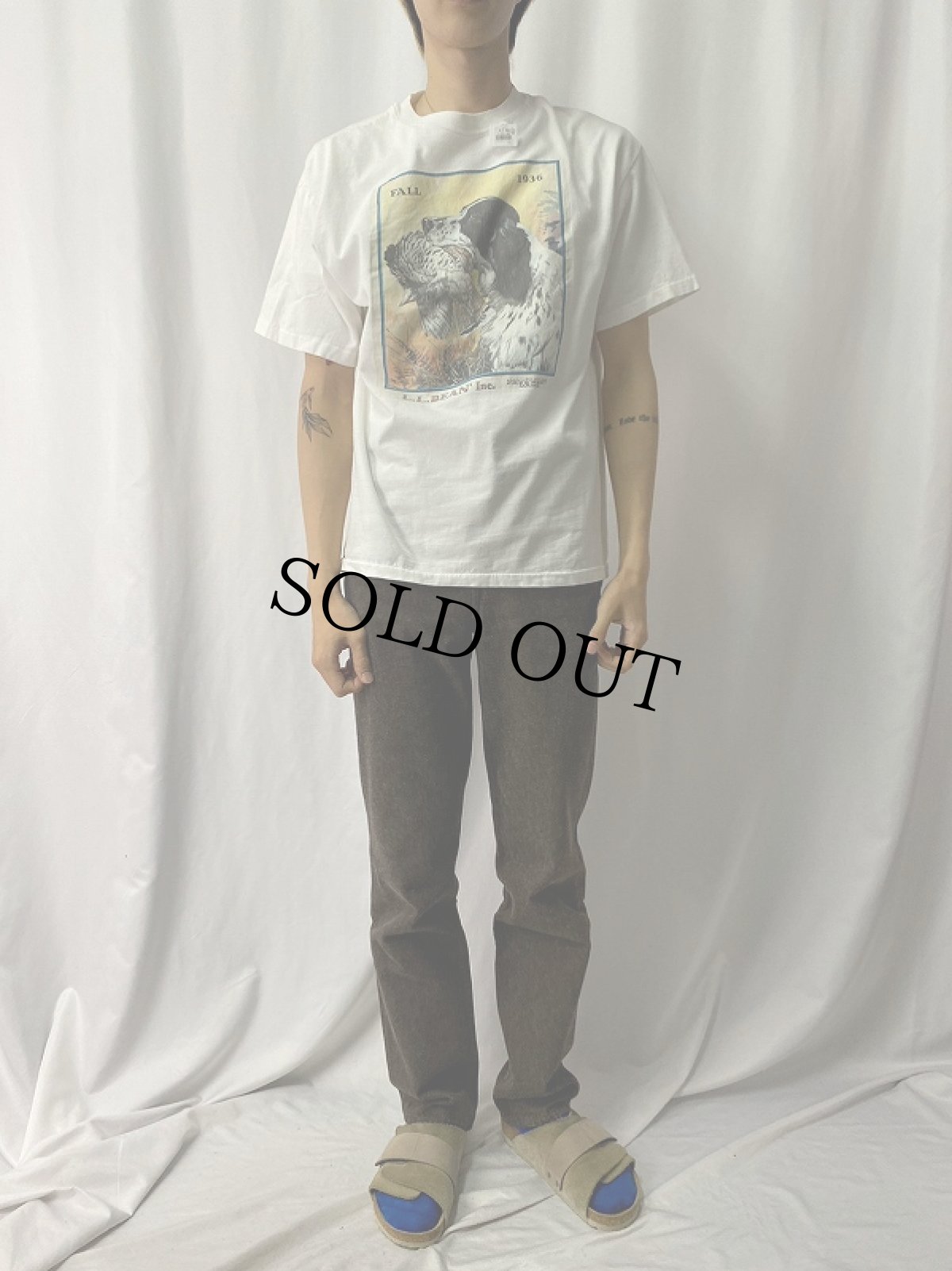 画像2: 90's "L.L.Bean / 1936 Fall Collection Catalog" プリントTシャツ L (2)