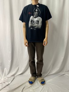 画像2: John Lennon "Imagine" ミュージシャンプリントTシャツ XL (2)