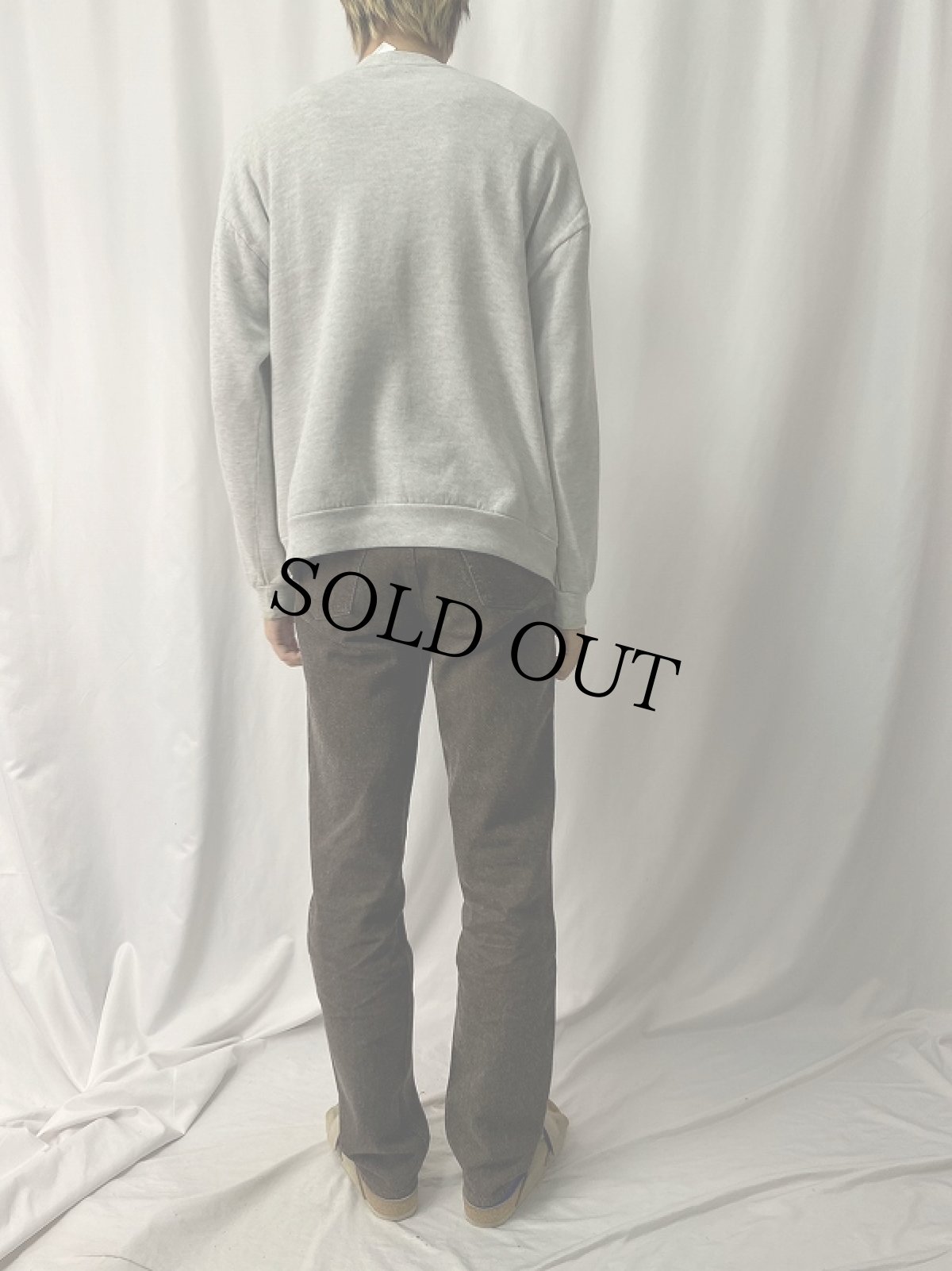 画像4: 90's USA製 "Pembroke Welsh Corgi" 犬プリントスウェット L (4)