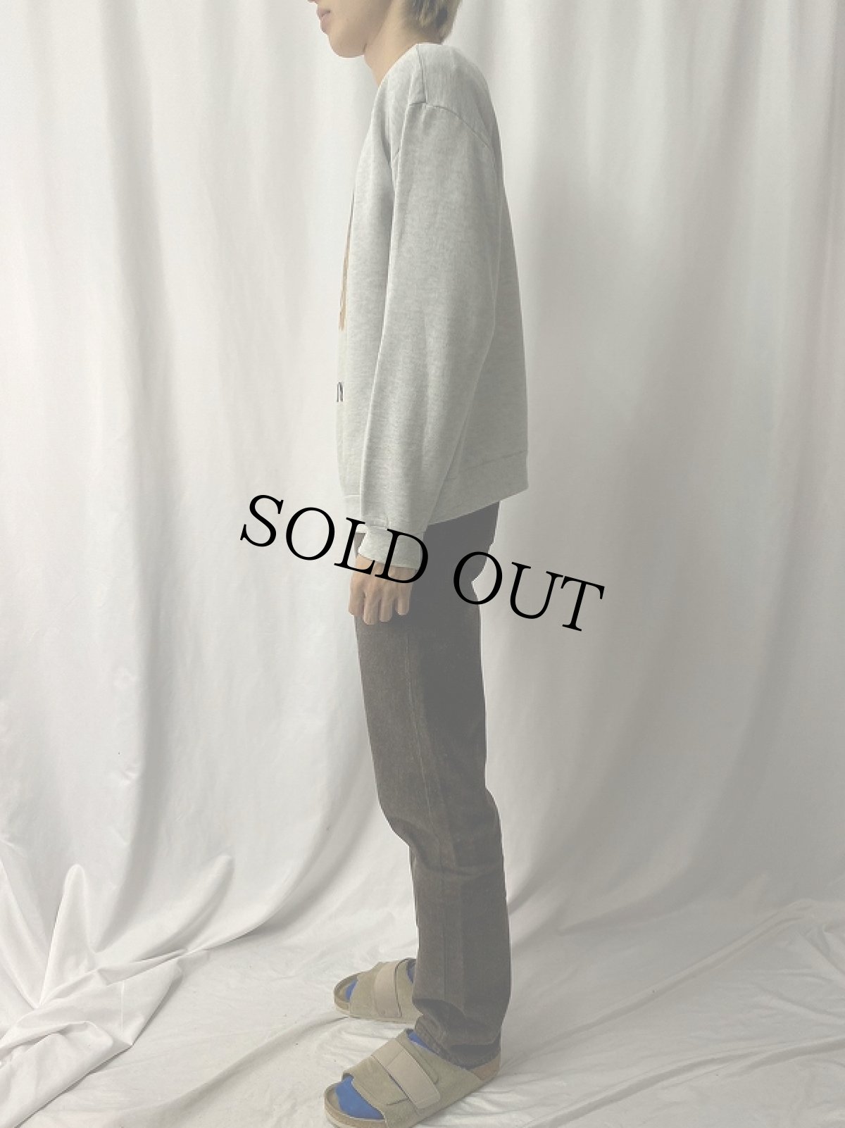 画像3: 90's USA製 "Pembroke Welsh Corgi" 犬プリントスウェット L (3)