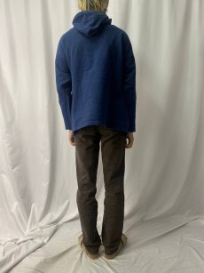 画像4: 前V×後付けデザイン スウェットフーディー NAVY XXL (4)