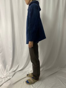 画像3: 前V×後付けデザイン スウェットフーディー NAVY XXL (3)