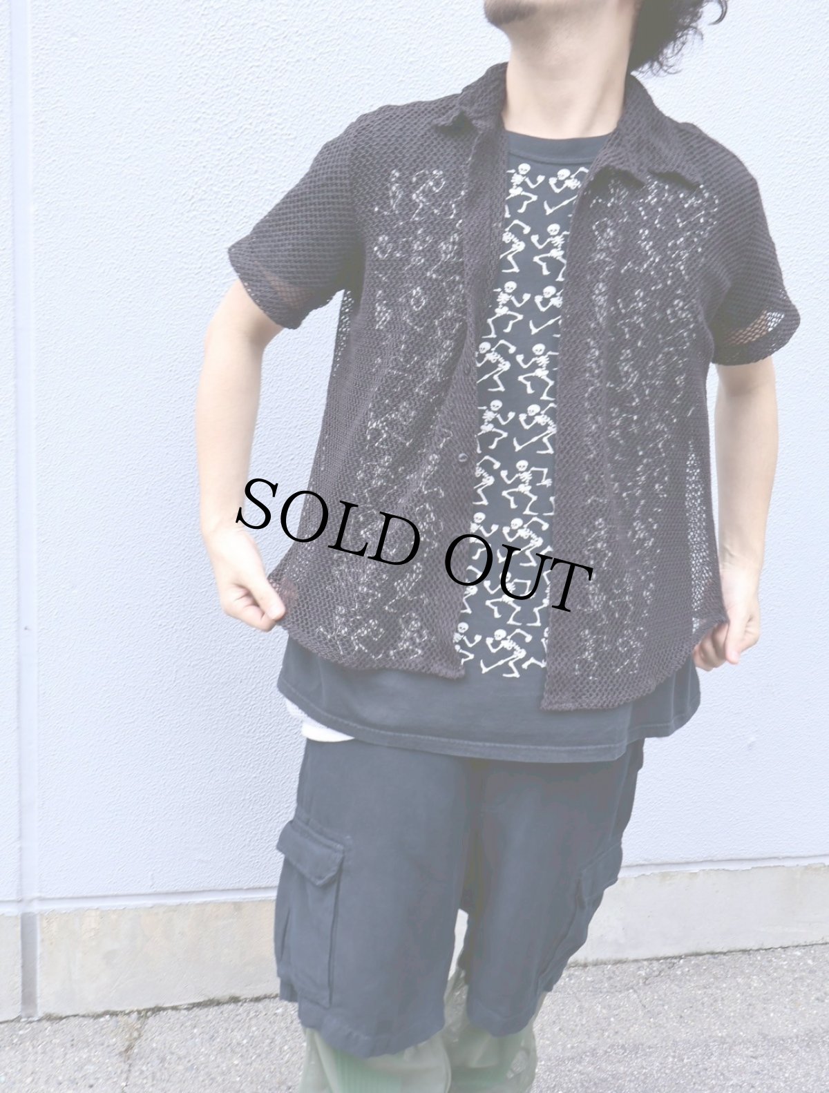 画像3: 2000's LIQUID BLUE スカルプリントTシャツ BLACK 2XL (3)