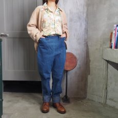 画像3: 50's LEVI'S ショートホーン デニムランチパンツ W28 (3)