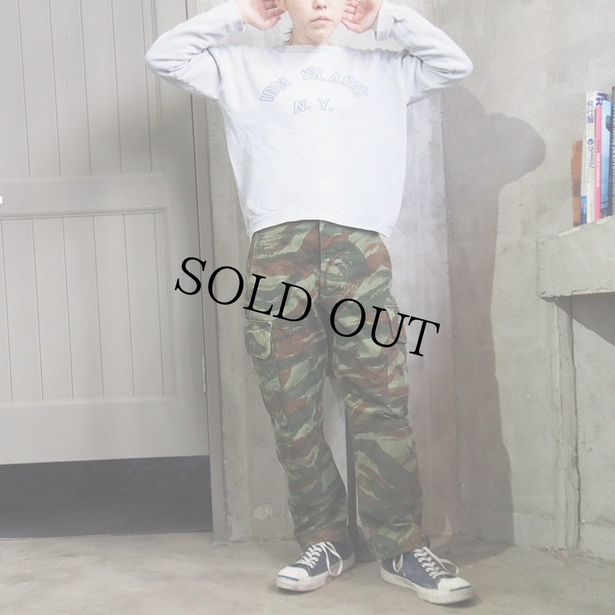 画像3: 60's "1000 ISLANDS" 染み込みプリント スウェット (3)