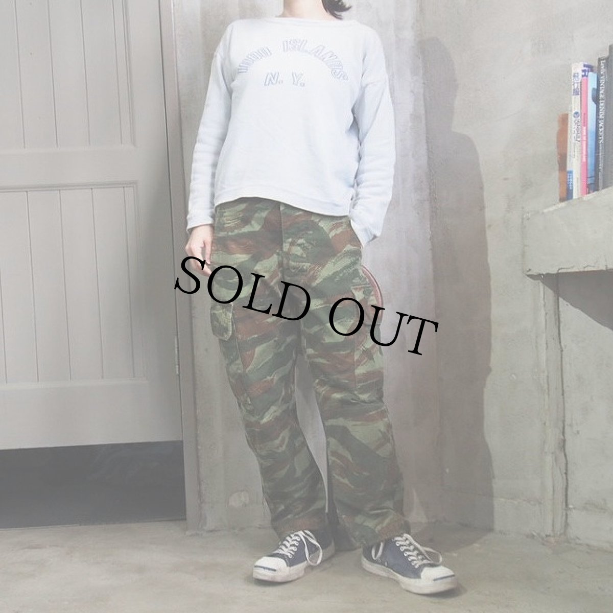 画像4: 60's "1000 ISLANDS" 染み込みプリント スウェット (4)