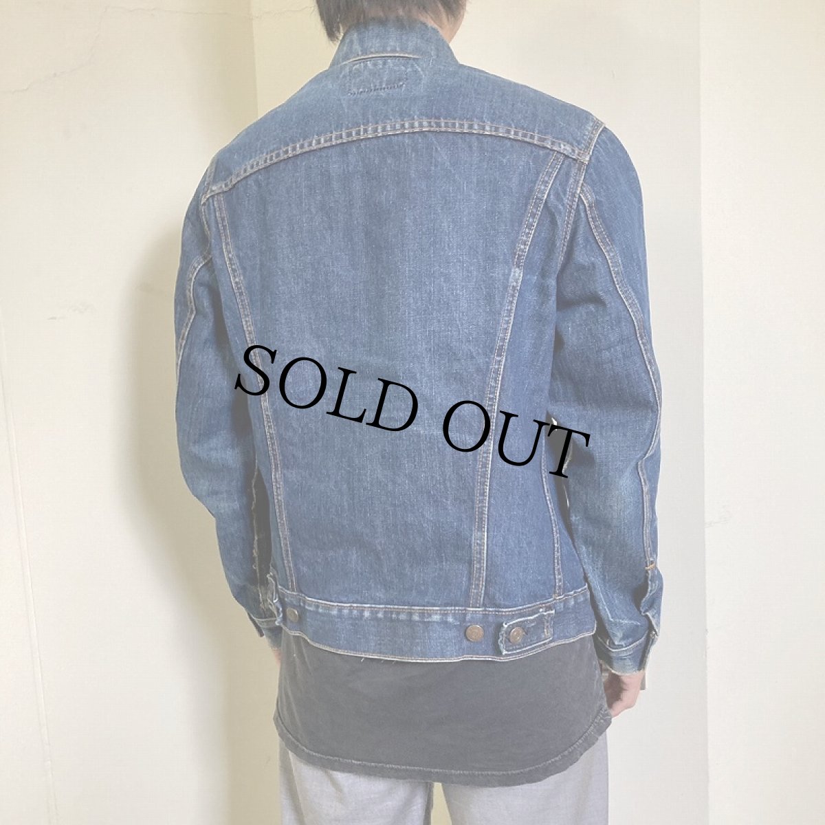 画像3: 60's LEVI'S 70505 BIGE 4th デニムジャケット (3)
