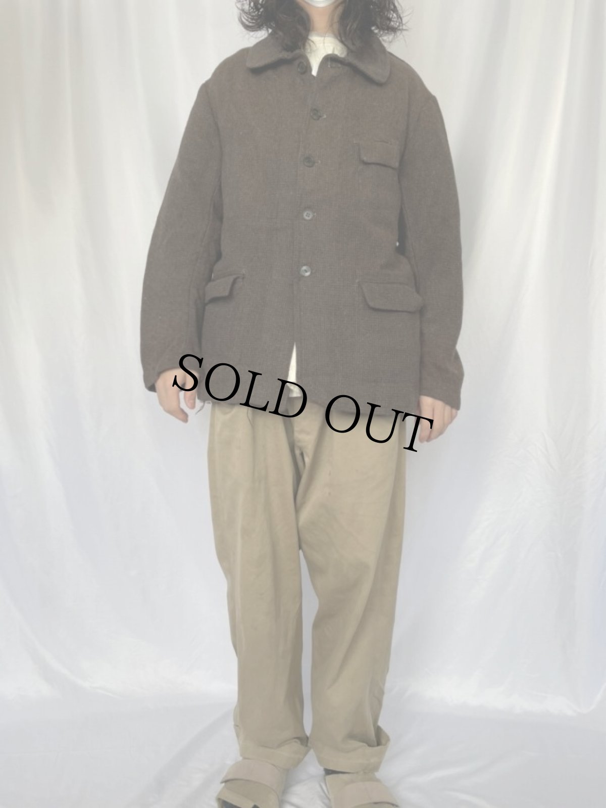 画像2: 50's Pascal FRENCH ファーマーズジャケット (2)