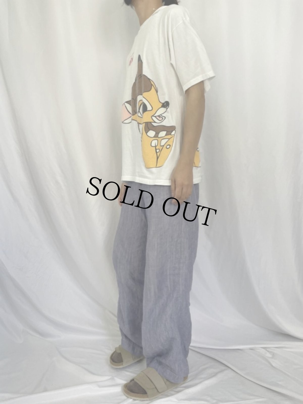 画像4: 90's Disney "Bambi" キャラクターTシャツ XL (4)