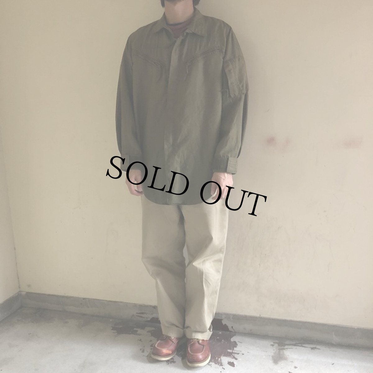 画像2: 70's U.S.ARMY ノーメックス ヘリクルーシャツ (2)