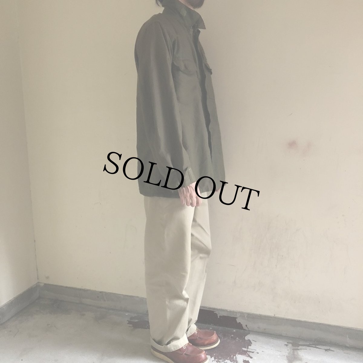 画像3: 60's U.S.ARMY ノーメックス ヘリクルーシャツ MEDIUM-LONG (3)